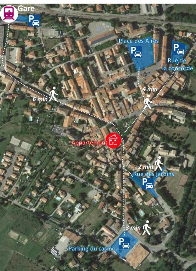 Appartement 4 Pers Plein Centre Ville, Wifi, Balcon Laragne-Monteglin Esterno foto